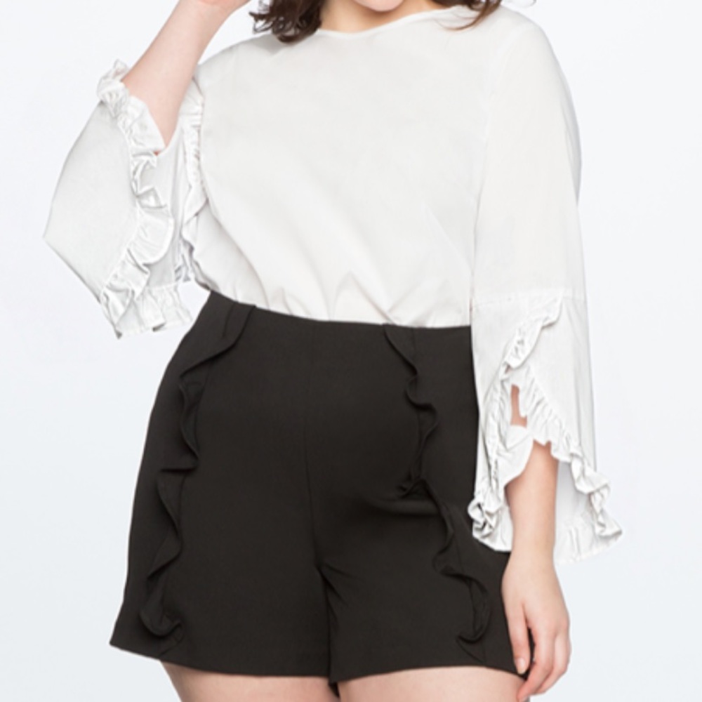 Eloquii Ruffle Shorts - Never Worn